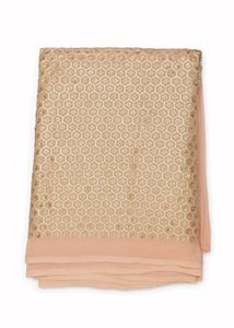 Peach & Gold Saree