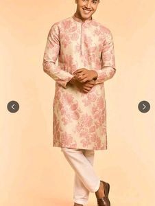Floral Print Men's Kurta | Diwas by Manyavar | Siz