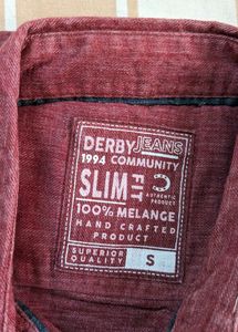 Maroon Color Shirt - Full Sleeve