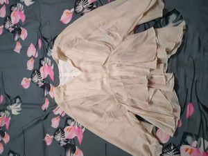 Butterfly Peplum Top With Light Shimmer