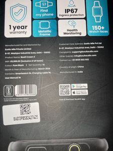 Boult Crown X Smartwatch - Like New!