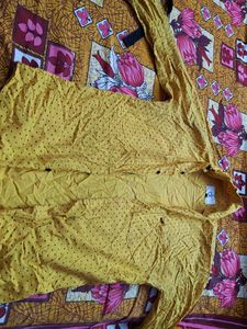 Yellow Polka Dot Shirt