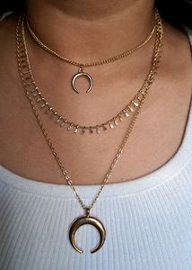 3 Layers Rose Gold Necklace