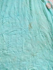 teal blue Kurta Sets &amp; Suits