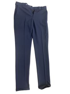 Navy Blue Slim Fit Dress Pants for Men