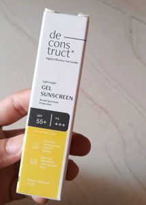 Decontruct Gel Sunscreen SPF55