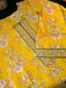 Yellow Short Kurti