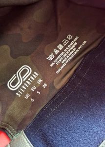 Silvertraq Sports Bra Army Camo High Impact Suppor