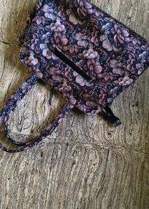 Floral Print Tote Bag