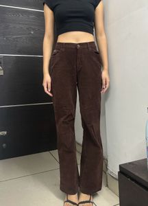 Coffee Brown Straight pants