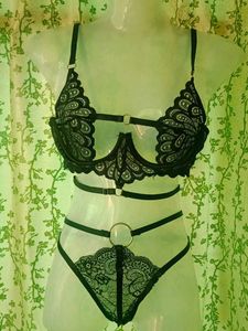 Black Lace Lingerie Set