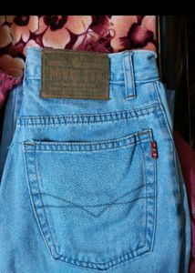 Straight Leg Denim Jeans