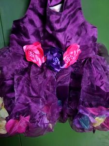 Baby Flower Design Gown