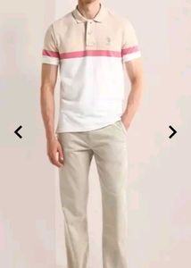 Desert Blue Beige Trouser Relex Fit