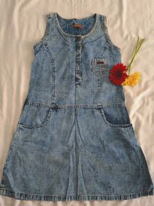Vintage Denim Mini Dress