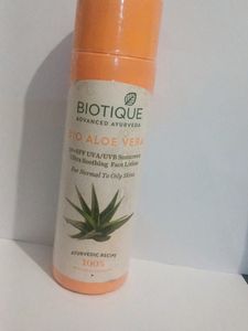 *NEW* Biotique Aloevera Face Lotion To Shine