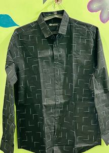 Black Print Shirt New With Tag