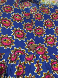 Frock Cutting Stylish Cotton Kurta