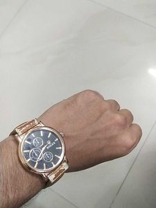 Rolex Brown Men Watch