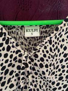 Animal Print Crop Top