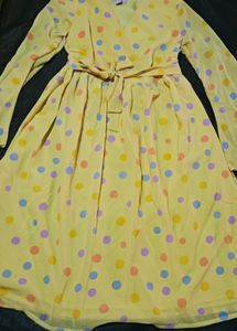 Yellow Polka Dot Dress
