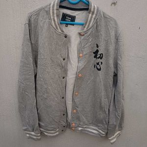 ✨️grey Varsity jack (no coins)