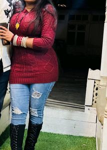 Maroon Sweater
