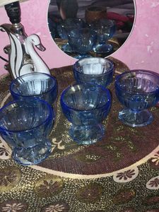 Kanch Ke Gilas 5 Pieces