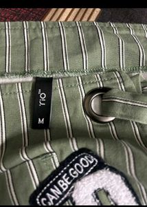 Striped Overalls Dress