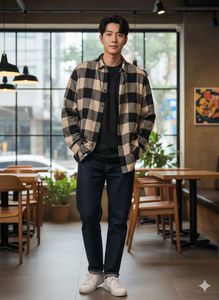 H&M  Men's Plaid Flannel Shirt