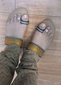 This Foot Is Made With Pattu Border