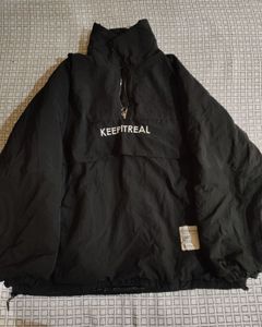 KEEPITREAL Black Pullover Jacket