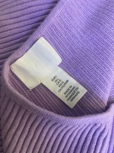 H&amp;M Lavender Tube Top Bust Fits S-M