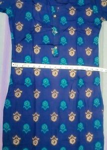 Blue Printed Kurti - Brand New
