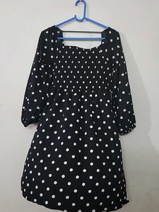 Polka Dot Mini Dress