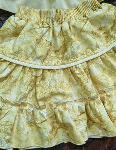Girls' Yellow Skirt Set