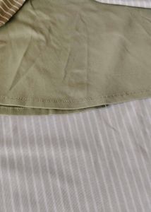 Flared Beautiful Green Dress For Selling