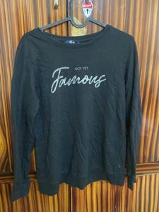 Black 'Not Yet Famous' Sweatshirt
