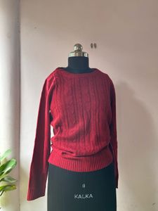 Red Knit Sweater