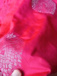 Rani Pink Soft Silk Saree