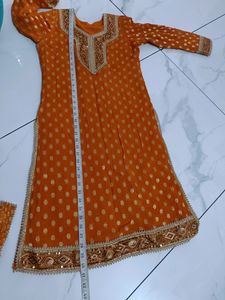 A Beautiful Golden Colour Dress ✨