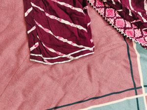 Maroon Salwar Kurta Set