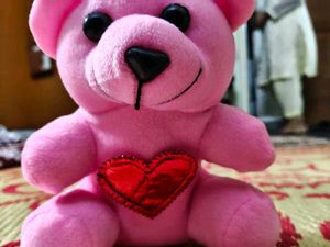 Cute Pink Teddy Bear Plushie