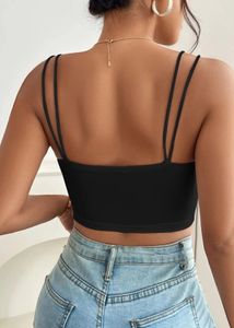Black Cami Crop Top | S size