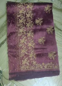 Elegant Embroidered Saree