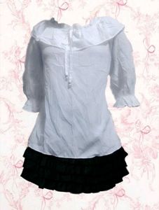*CLEARANCE SALE* Snowdrop Melody Thai Drama Blouse