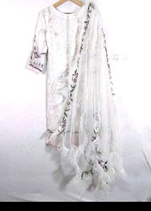 Partywear Pakistani Suit With Beautifu Ruffled