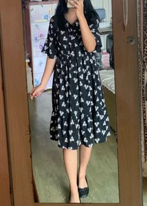 Cute Korean Floral Dress