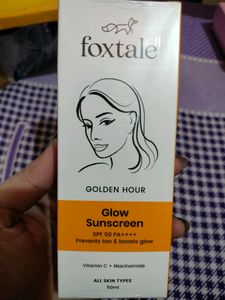 Foxtale  Golden Hour Glow Sunscreen SPF 50++++