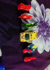 Pencil Pouch And Mini Car's